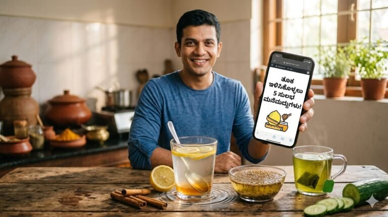 weight loss home remedies in kannada