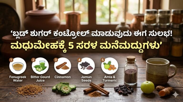Diabetics control tips in kannada